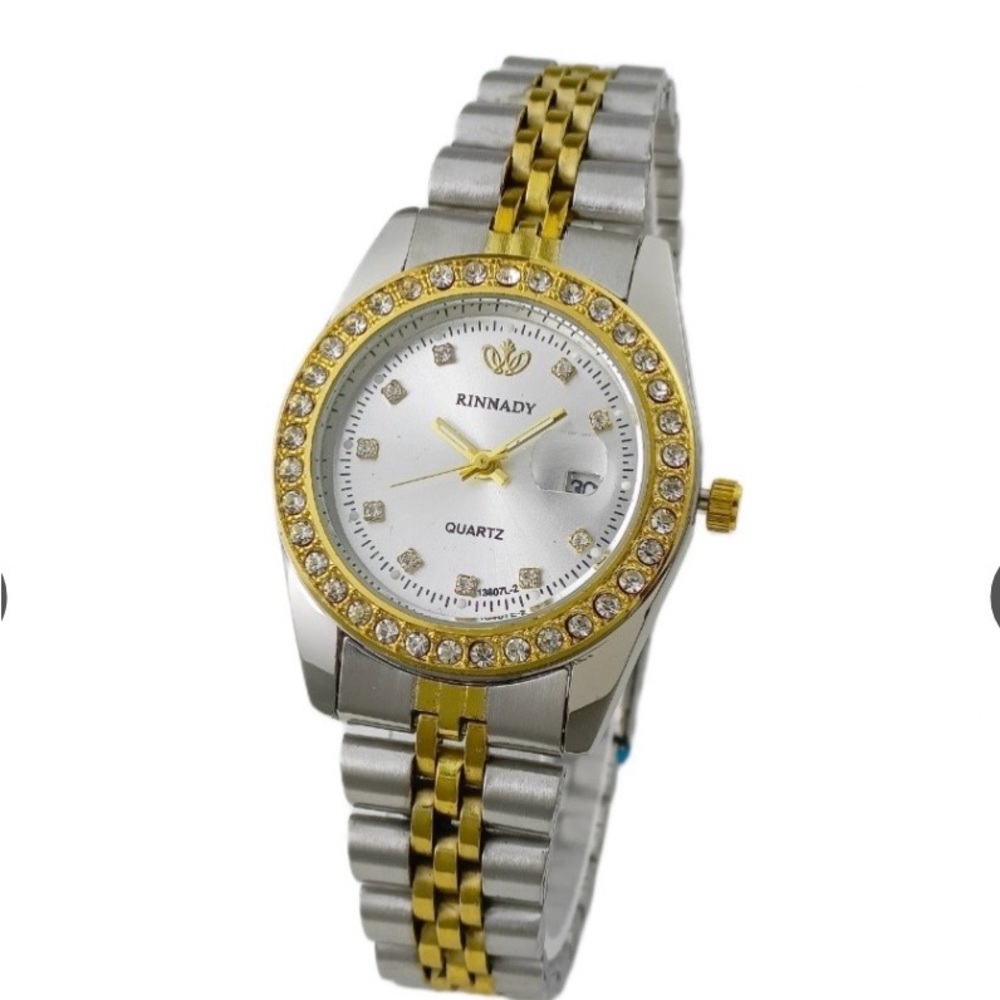 Women's Silver and Gold Quartz Watch